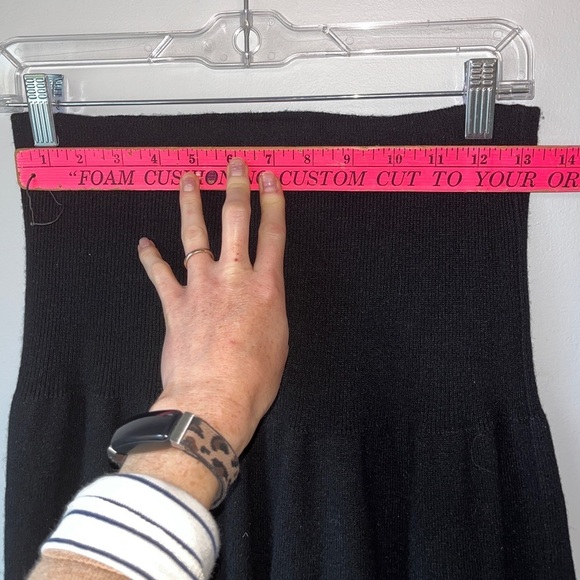 Alain Manoukian Vintage Drop Waist Wool Blend Ruffle Skirt - Picture 7 of 8